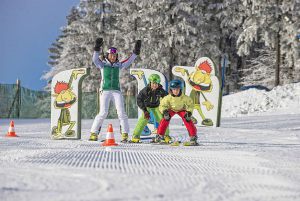 Lyžařská výuka ve Fichtl Kids Parku